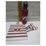 NEW VIRGINIA TECH WATER BOTTLE & CUTTING BOARD