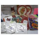 NEW NAPKINS + PLATES