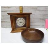 NOEL WOODCRAFT CLOCK + HAND-TURNED BOWL