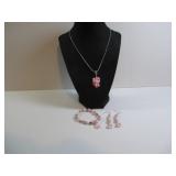 HELLO KITTY JEWELRY SET ï¿½ NECKLACE, BRACELET &