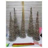 5 TWIG LED CHRISTMAS TREES