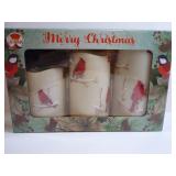 NIB FLAMELESS CARDINAL LED CANDLES
