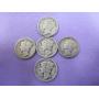(5) Mercury Dimes 90% Silver