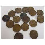 Coins; Lot of Wheat Pennies