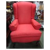 Furniture; Nice upolstered wing back chair; pick