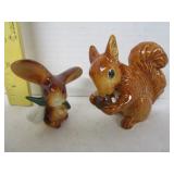 Goebel squirrel & rabbit