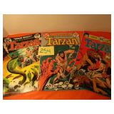 Comics; DC Tarzan lot #240-244, 225, 224