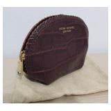 New Henri Bendel crocodile Leather Coin Purse