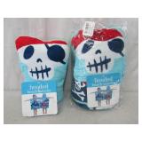 2 brand new Kids Pirate Hooded Beach Towels