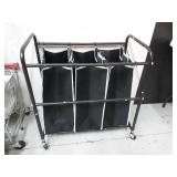 Like new rolling Laundry sorter