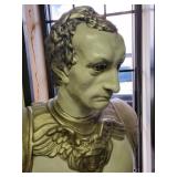 HUGE Julius Ceasar Bust & Pedestal ~ excellent!