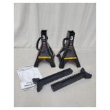 Pair brand new 3 TON ratcheting Jack stands