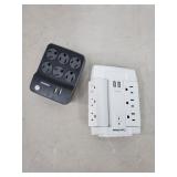 2 count surge protect Power Outlets