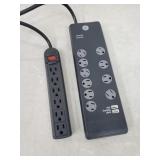 2 count surge protect Power strips