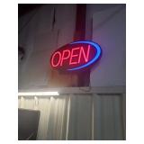 Large color changing Neon OPEN sign