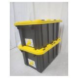 Like new set of 2 Tough Tote 7 gaL