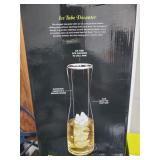 Brand new ice tube Handblown glass Decanter
