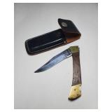 Pakistan Brass Handle folding Knife