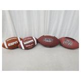 4 count Footballs