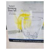 New 16~pc crystal Drinking Glass set
