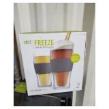 Set of 2 new cooling Pint Glasses