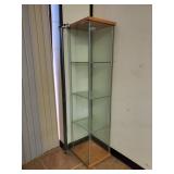 Nice IKEA glass display Case w/ Lock & Keys
