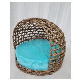 New Super cute wicker Rattan PET Bed