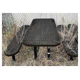 Industrial Heavy Duty Picnic Table-B