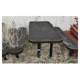 Industrial Heavy Duty Picnic Table-A