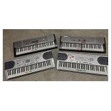 4 Casio Keyboards