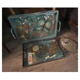 2 Serving Trays and Labrador Plaque