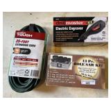 Ext. Cord-Engraver-Hole Saws-new