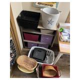 Shelving Unit & Baskets