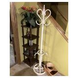 Corner Shelf-Coat Rack & Baskets