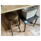 Stool, Table & Baskets