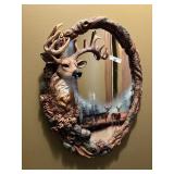 Oval Buck Deer Mirror