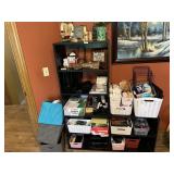 Shelving-Baskets & Lots of Misc Office Supplies