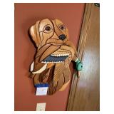 Wooden Retriever Wall Decor