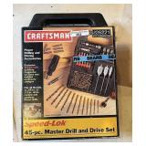 Craftsman 45 pc Drill & Drive-new