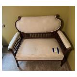 Antique Upostered Bench Seat-very nice
