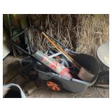 2 Wheel Cart & Contents