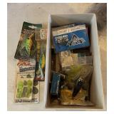 2 Boxes full mostly new Fishing items