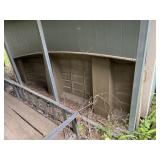 Flat Bottom Alum boat w/oars
