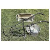 2 Galv Tubs & Cultivator