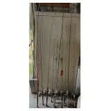 10 Fishing Poles/Reels