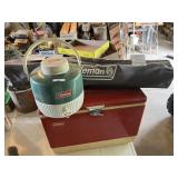 Coleman Cooler, Jug & Chair