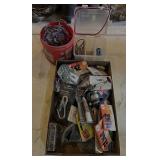 Flat of Fishing Reel & misc