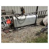 Fuel Tank with Hand Pump  100 gallon