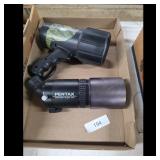 Pentax Spotting Scope 500 & Hunting Flashlight Lot
