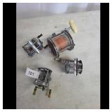 Lot of 4 Vintage Fishing Reels - Shakespeare True